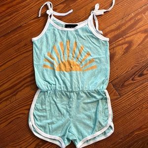 Tiny Whales Sun Romper - Sz 3T